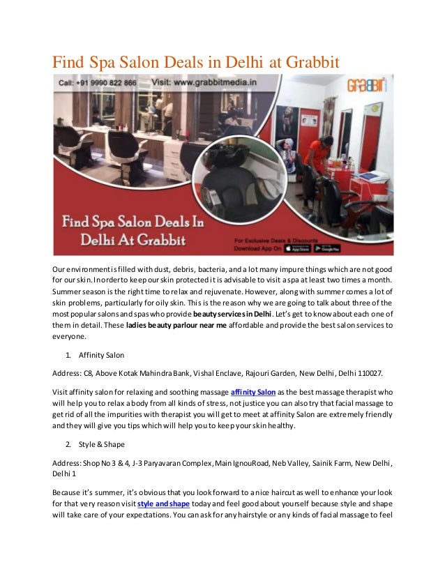 deals and you delhi spa